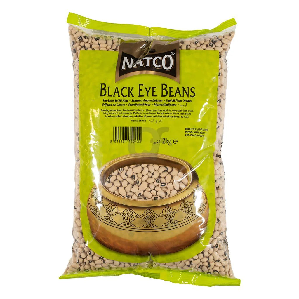 BLACK EYE BEANS 1KG NATCO