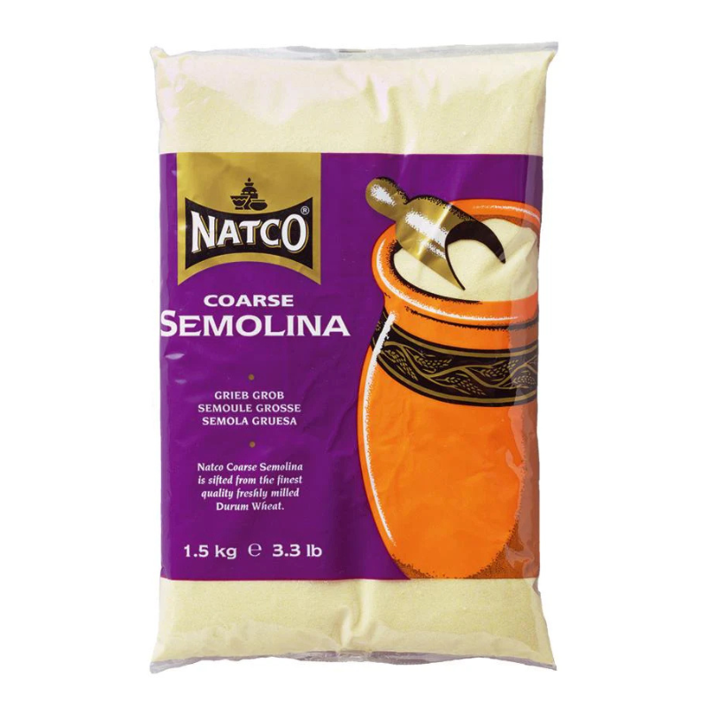 SEMOLINA COARSE 1.5KG NATCO