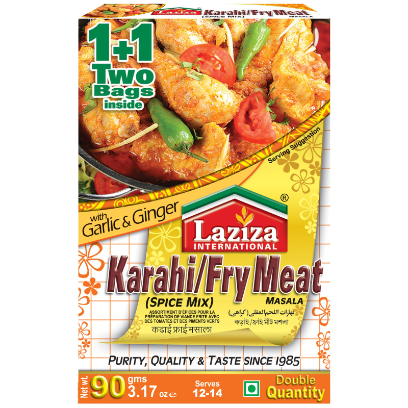 KARAHI FRY MEAT MASALA 100G LAZIZA