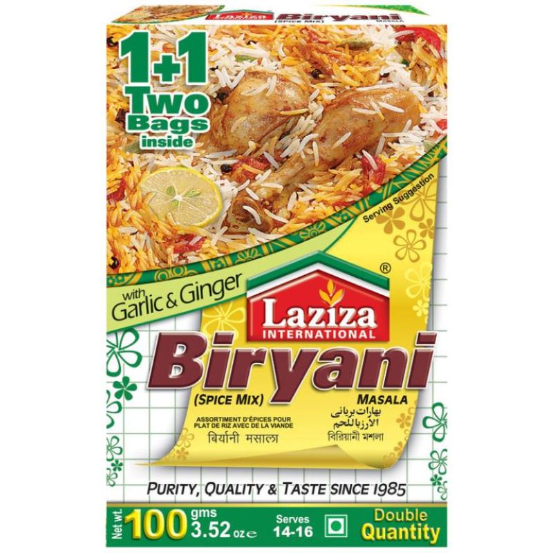 LAZIZA BIRYANI MASALA 100G