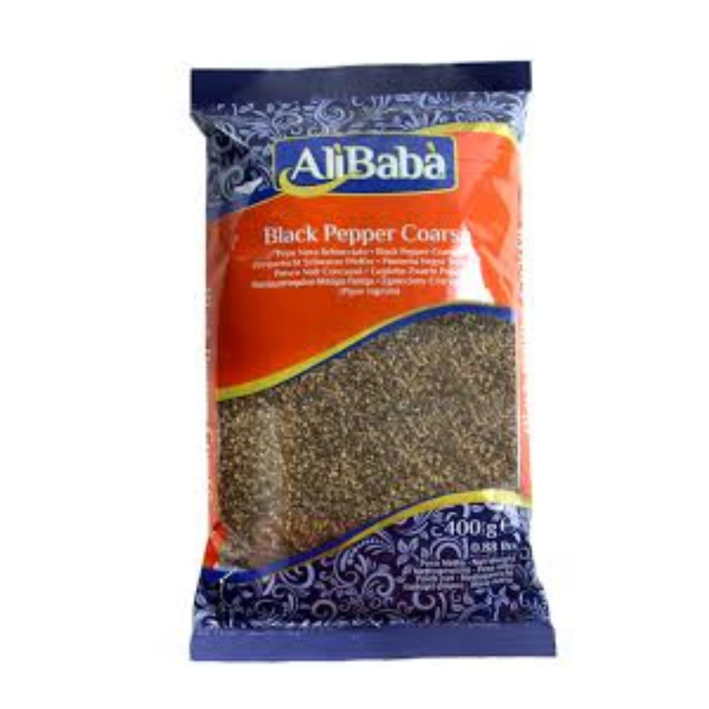 BLACK PEPPER COARSE 400G ALI BABA