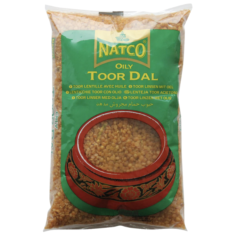 TOOR DALL OILY 2KG NATCO