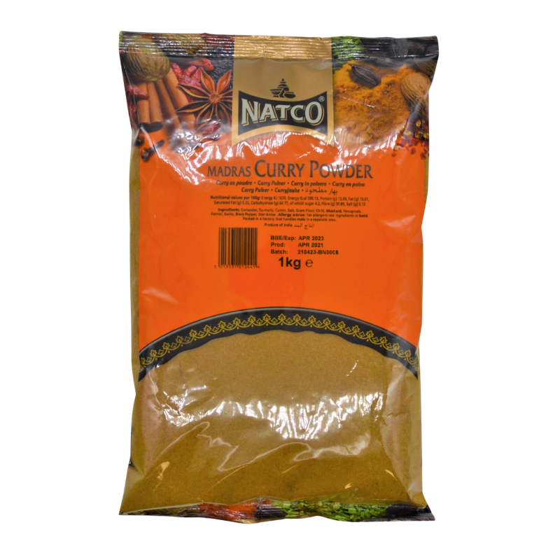 MADRAS CURRY POWDER 1KG NATCO