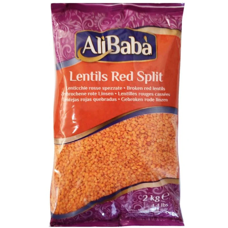 RED LENTILS (MASOOR DALL)2KG ALI BABA